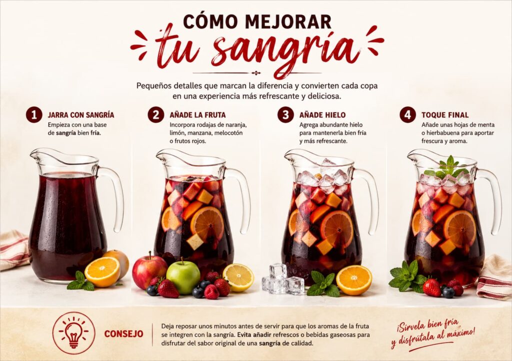 como mejorar tu sangría