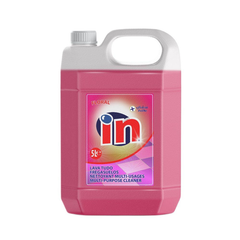 fregasuelos floral 5l-transparent